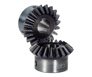 18 Teeth 0.375 Bore Steel with Hardened Teeth 18 Pitch 1:1 Ratio 35 Degree Spiral Angle Boston Gear HLSK110YR Spiral Miter Gear 