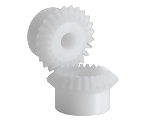 PLASTIC MITER GEARS WHITE