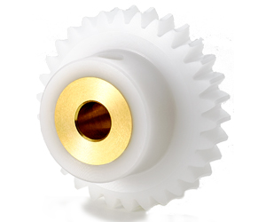 PLASTIC WORM GEARS with BRASS BUSH